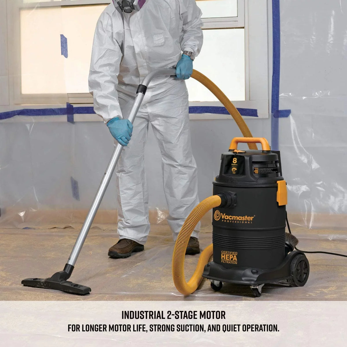 Pro Wet/Dry YU Vac,Black Hepa 8 gallon Filtration