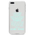 Case I Scuba Rubber Hybrid Go Back Acrylic My DistinctInk PLUS iPhone Tempered (5.5" TPU Diving Screen Clear Wearing Shockproof 8 PLUS Screen) / for Wet - 7 Glass Deep Bumper Protector &