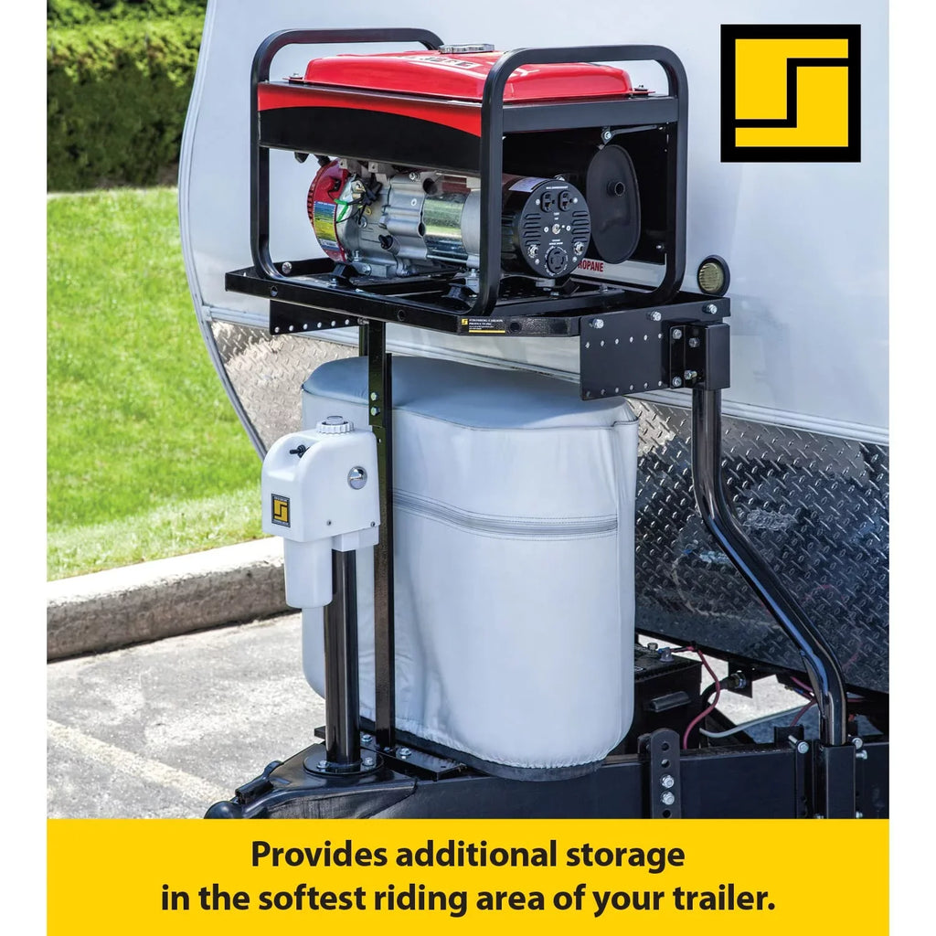 A-Frame Generator Tray RVs Storage exterior for Stromberg Black and Campers Carrier Trailer Carlson CC-255 Cargo - and for -
