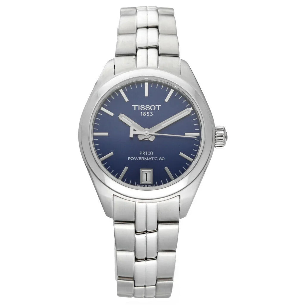 PR100 Powermatic Tissot 33mm Watch Women's T101.207.11.04.100 Steel Automatic 80