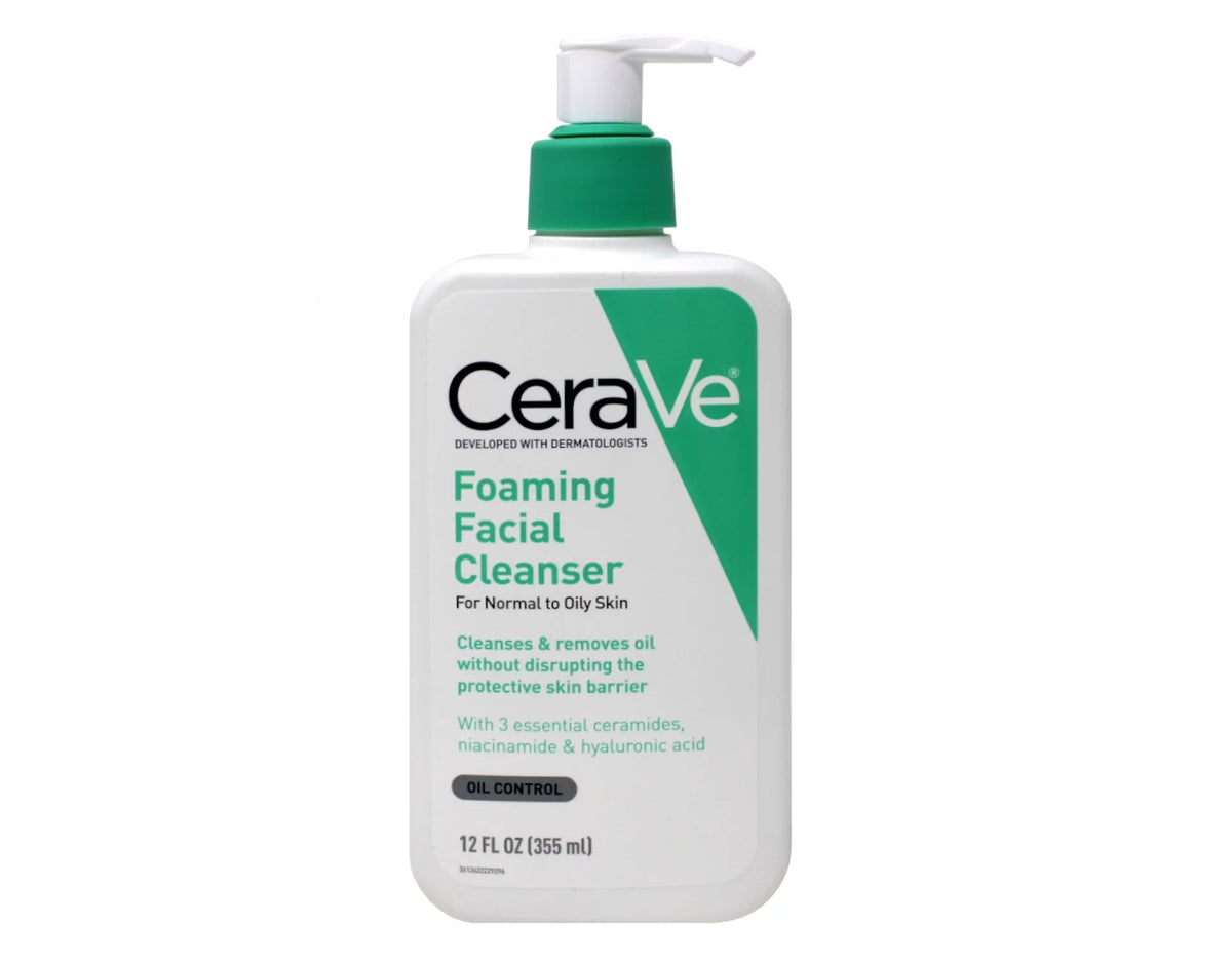 Face Wash Hyaluronic Fragrance-Free Cleanser. with Acid Foaming CeraVe Face