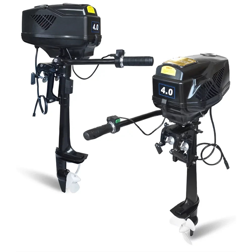 Techtongda 48V Boat Fishing Outboard Trolling Electric Motor Motor Brushless Engine 4HP
