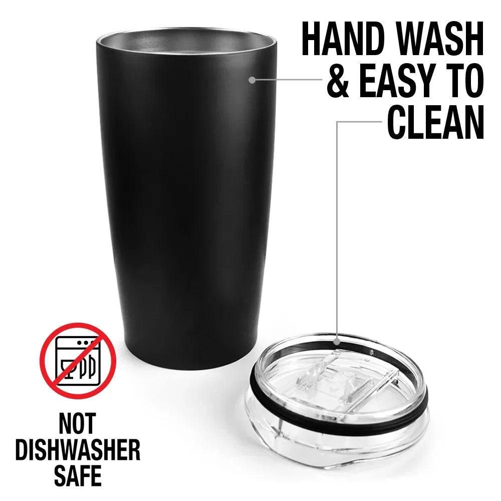 20 with The Double Insulated Cold Stainless Steel Hobbit/Bolg Tumbler Beverages & Sliding oz Wall for Leakproof Coffee Hot Mug/Cup, Great Lid Drinks and Vacuum Travel |