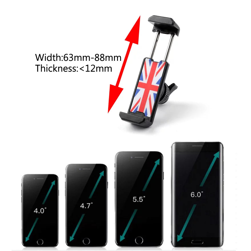 For Holder Mount Stand Cradle Car Mini F54 360°Rotation Phone Cooper F56 F55 RD