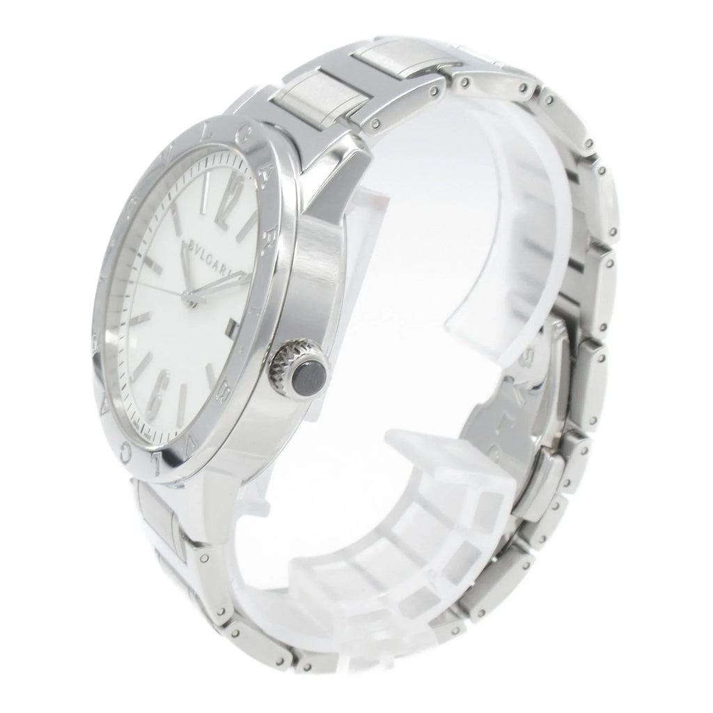 Steel Watch Stainless Pre-Owned BB41S BB41S White BVLGARI (Good) Bvlgari Watch Mechanical Automatic Watch Wrist Wrist Bvlgari