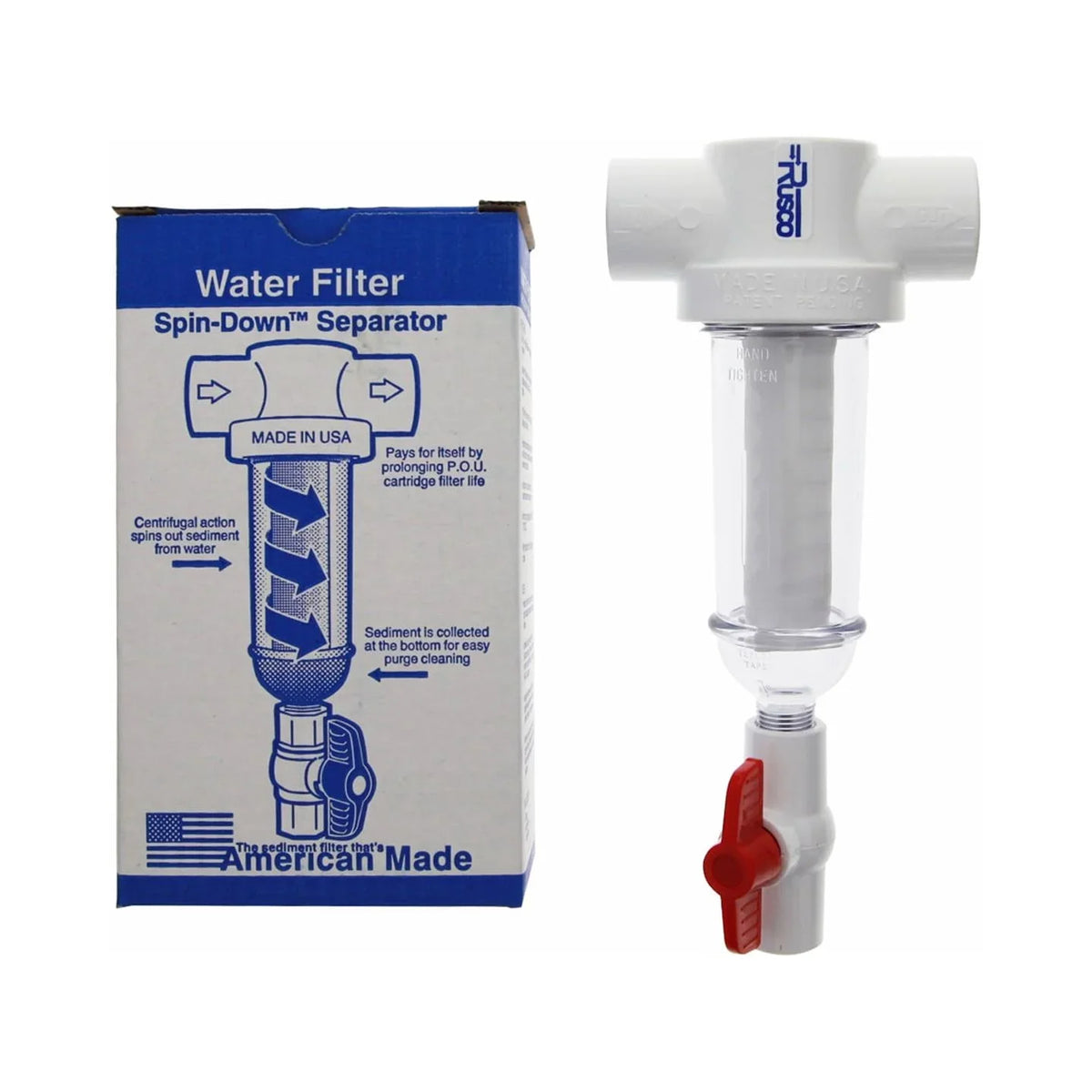 Spin-Down inch Rusco System liquid 1-1000-F 1- Filter