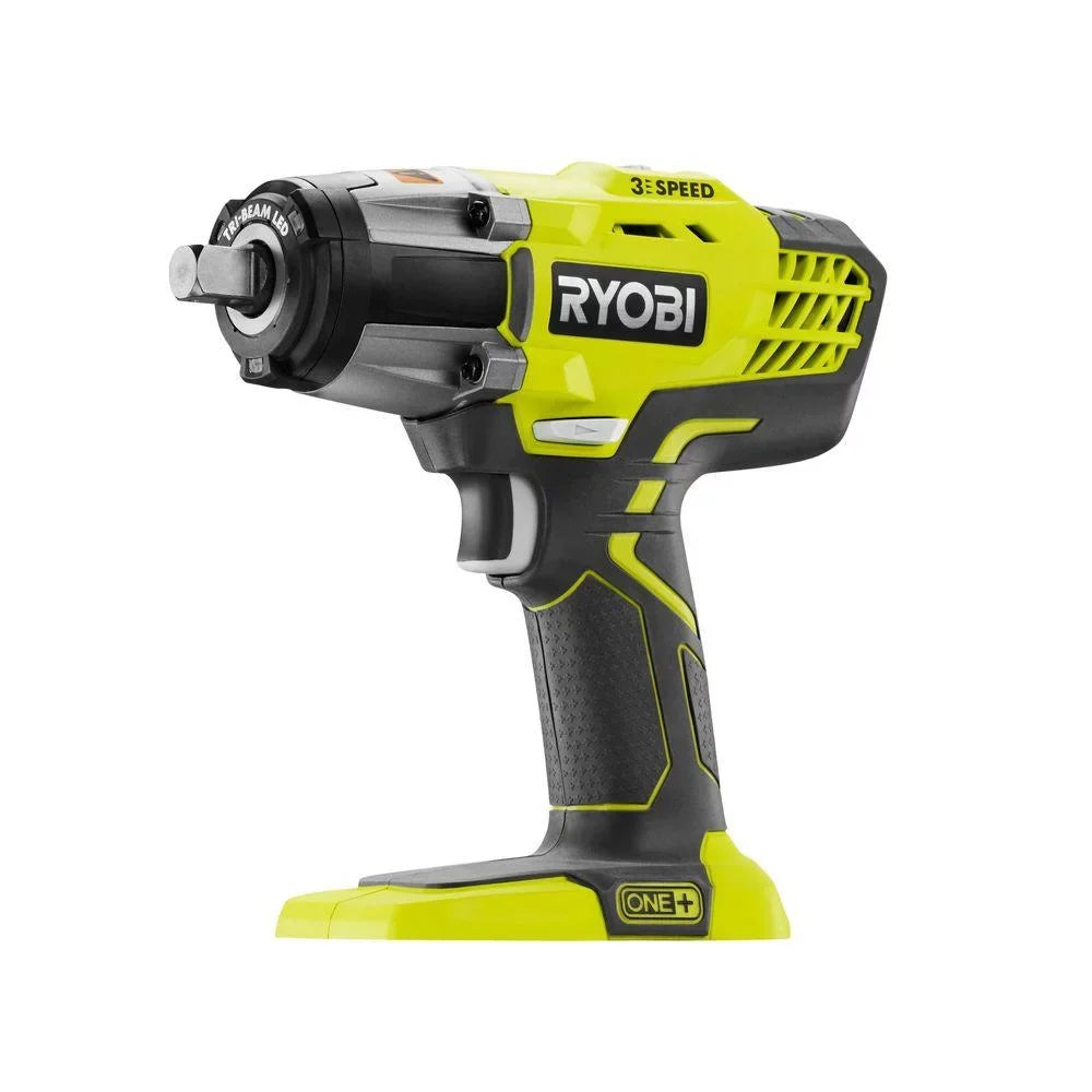 ONE+ 1/2 (Tool-Only) Ryobi in. Wrench Impact 3-Speed P261 18-Volt Cordless
