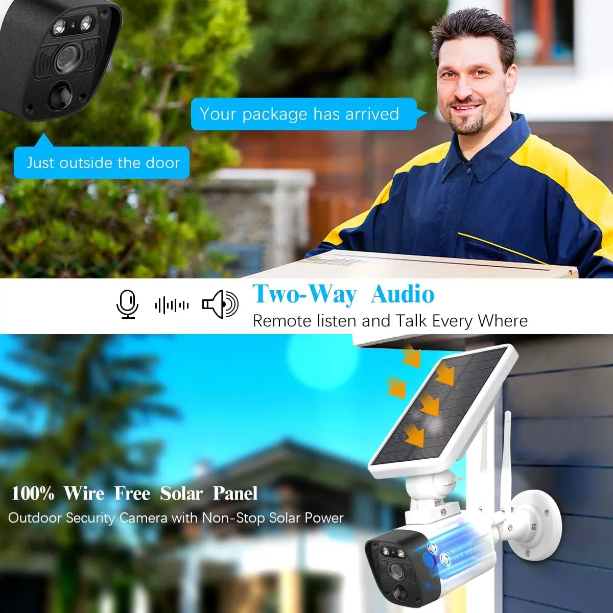 Home pre-installed OOSSXX {100% Drive Camera System}, Wire-free Wireless Hard 3.0MP Security 2K with by 2TB Surveillance Solar system, 8-channel 6pcs cameras NVR, solar
