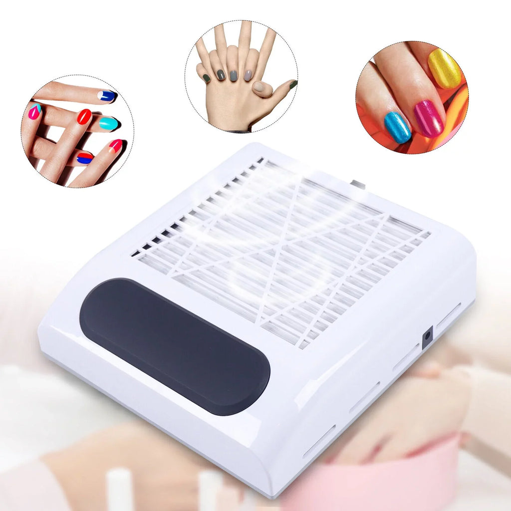 Collector Noise Fan Manicure Low Filter Easy Cleaner Tool Operation Suction Dust with Vacuum Handrest Nail Salon Professional Comfortable