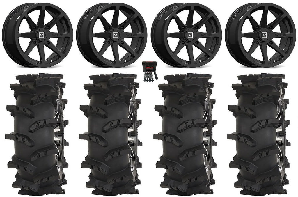 Sportsman Max RZR V01 Black Tires Outlaw Valor Wheels Ranger 15" 33"