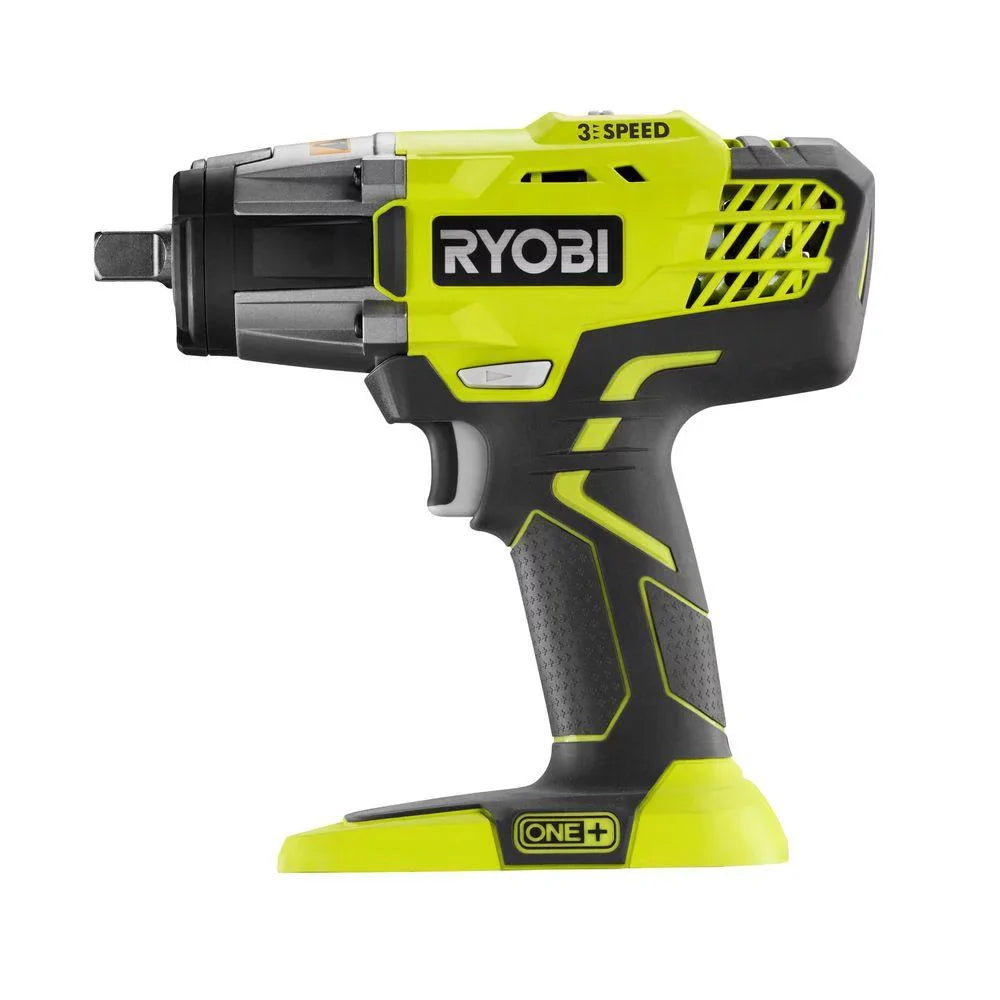 ONE+ 1/2 (Tool-Only) Ryobi in. Wrench Impact 3-Speed P261 18-Volt Cordless