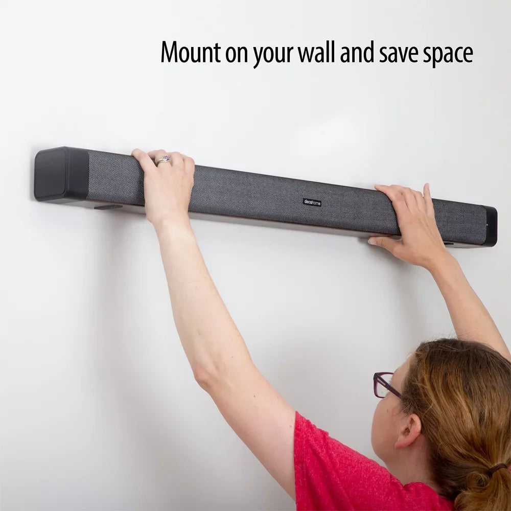 Year 2.5" and Channel 60W 2.0 with Soundbar Built-in Gear SB200WOD Warranty with Bundle Four Dual Subwoofers Extended Deco 1 Drivers
