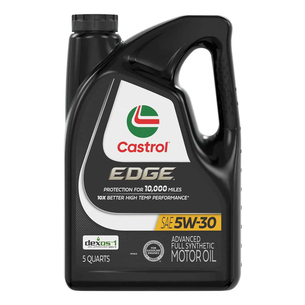 5 5W-30 Motor Oil, Quarts Full Synthetic Castrol EDGE Advanced