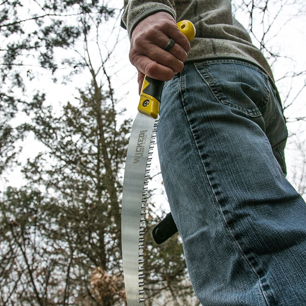 Tree Steel Blade with Sheath, 11" Wicked Saw Beast Hand Gear Large
