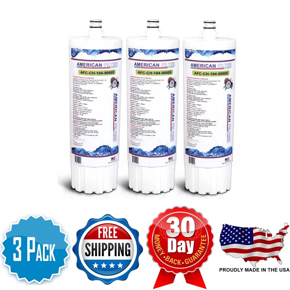 , 3M® with , liquid Brand Pack - in # Compatible U.S.A. 55817-27 AFC-CH-300-12000K Model 3 Cuno® - AFC , Filters Made
