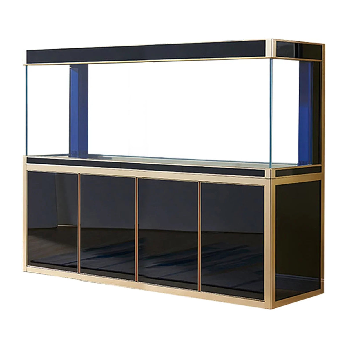 Dream Tempered Gallon 250 and Glass Black Gold Aquarium All-in-one Aqua
