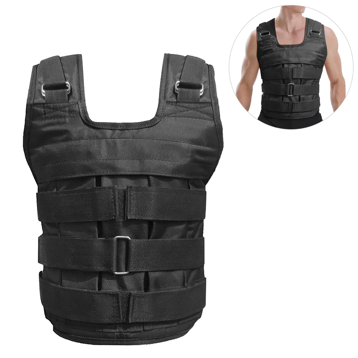 Load Max. Weighted Training Weight Weight (Empty) Strength Cloth Exercise Loading 50kg Jacket Vest Oxford Adjustable