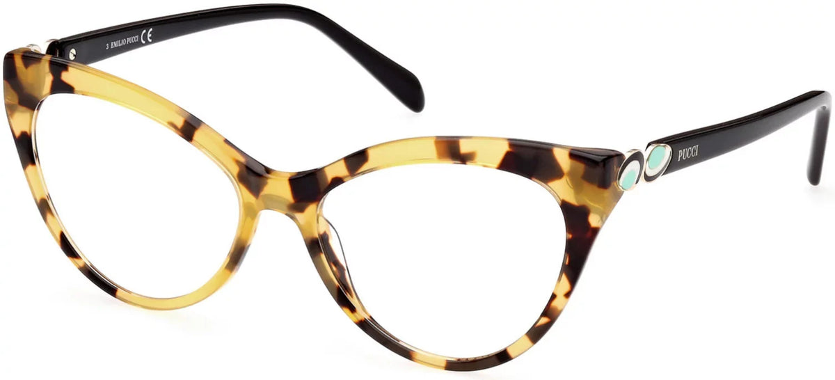 / Pucci 5196 Yellow/Havana 055 Black EP Emilio Eyeglasses Shiny