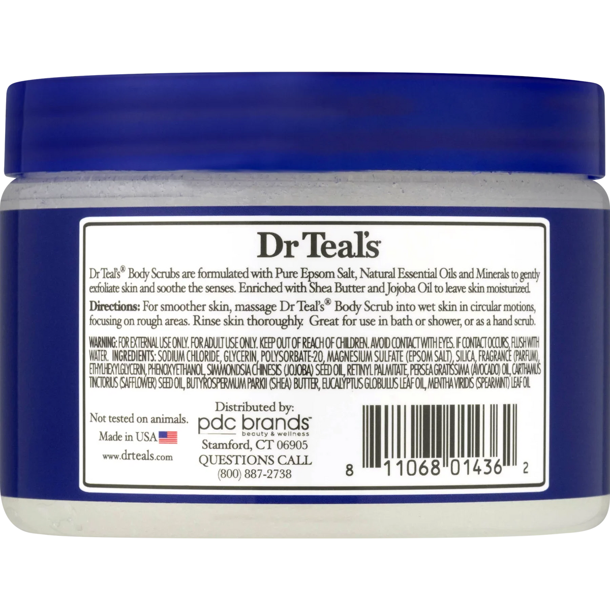 3) Exfoliate Spearmint of & Eucalyptus oz Teal's & Salt (Pack Renew Dr Epsom Scrub, 16 Body