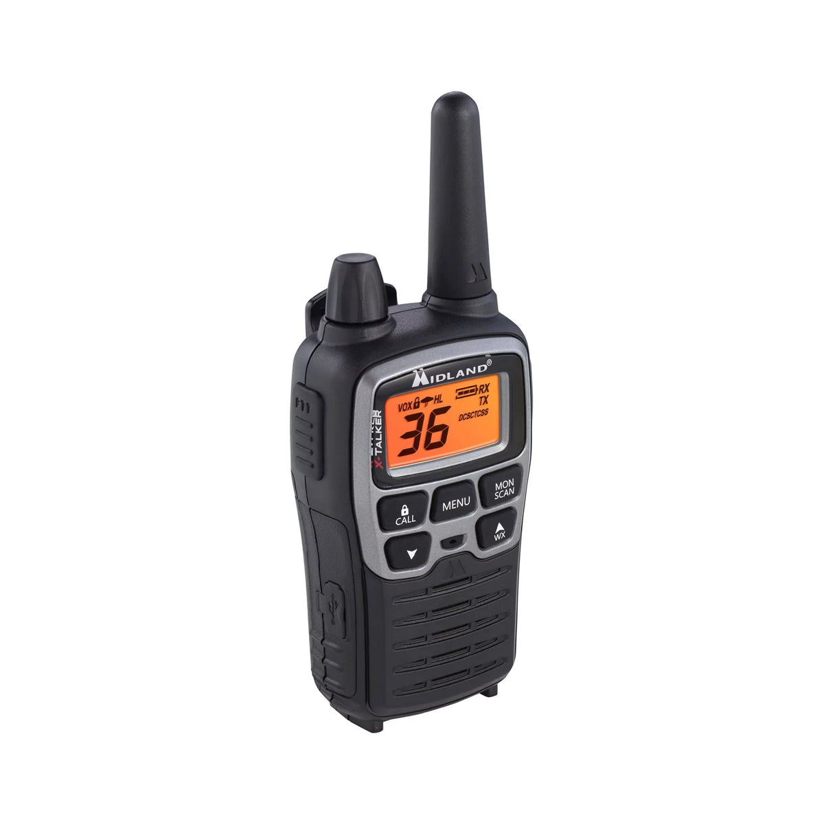 Channels, Radio T71VP3 FRS Midland 38-mile, Two-Way bundle Black Talkies, Walkie 36 X-Talker