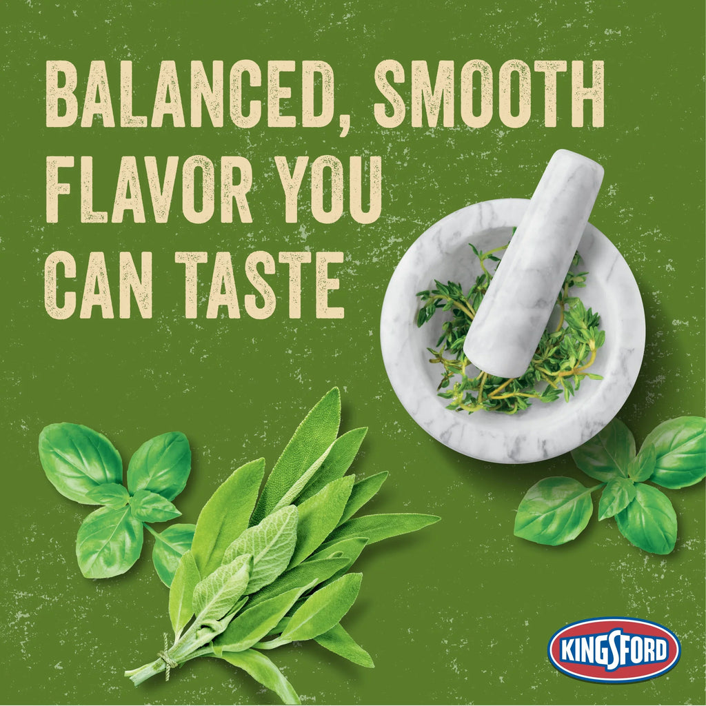 Sage, Flavors Charcoal Kingsford and Oak Thyme, Briquettes Basil, Signature 8 lb with