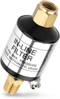 Tool NPT Compressor liquid | | PSI Tools Line NEIKO 150 1/4" Inlet Air Accessory Lifespan Separator Protect | for Air of | and Optimize 30253A Pneumatic Black Air | and and Performance, Oil Outlet