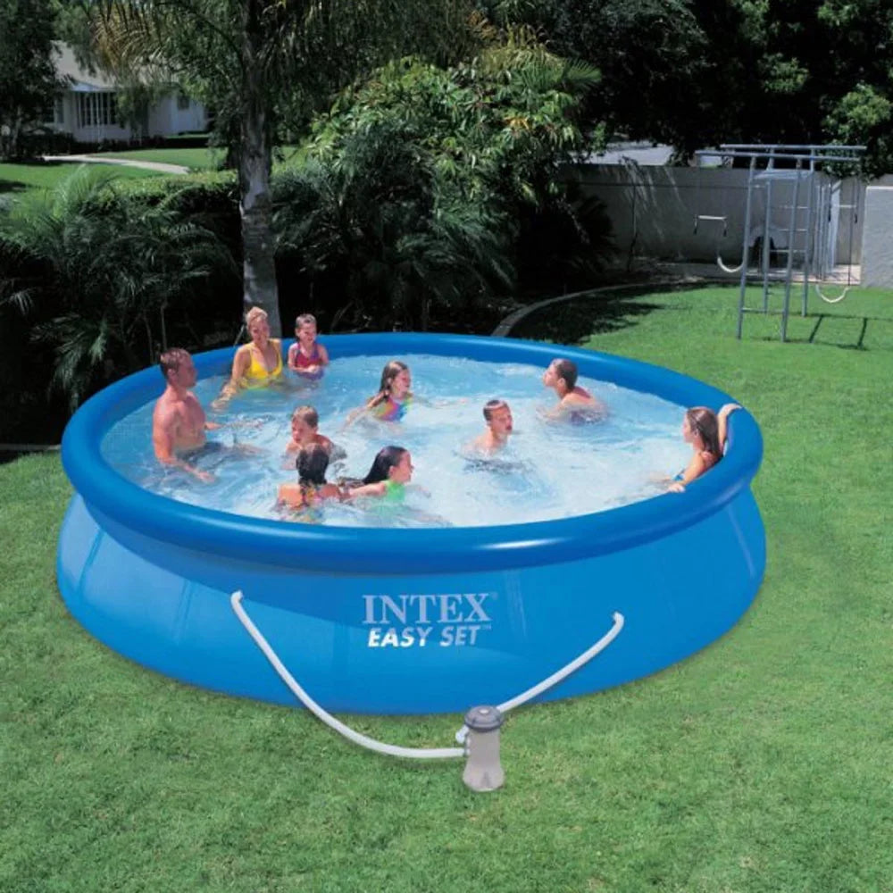 Above Filter System 12' 30" & Intex Pool w/ Ground x Filter Cartridge Pump