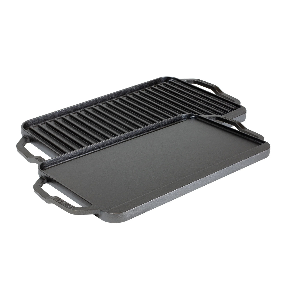 Double - Cast or Lodge Fire Open Reversible Iron Grill, Stovetop, Collection Cast Oven, Iron Iron Cast Chef & - Burner Handles for Flat Griddle Skillet Grill/Griddle Grill with