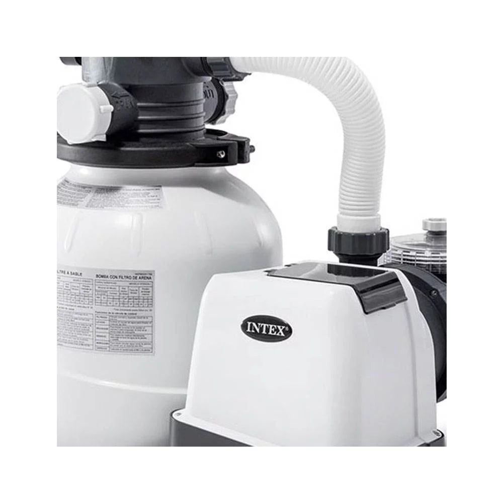 w/Krystal Saltwater System Sand Intex Clear Filter 2100 Pump GPH Pool