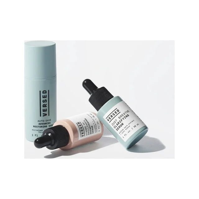 fl Clarifying and of 1 AND and Skin Skin, Versed Dull Serum Serum for 0.4 Breathe fl oz Skin for Brilliance oz Aging Skin, Just Brightening Acne-Prone Oily Stroke