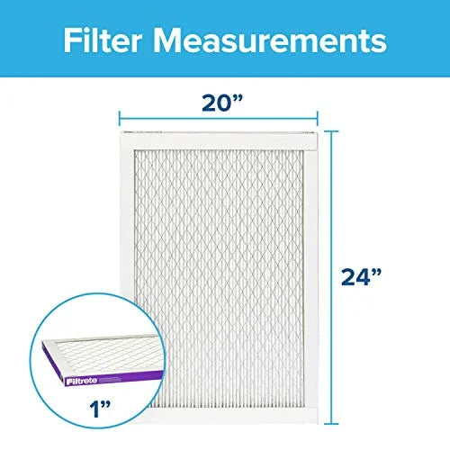 Filtrate Living MPR Filter, Allergen, Ultra 1500, Healthy 6-Pack 20x24x1, Furnace Air AC