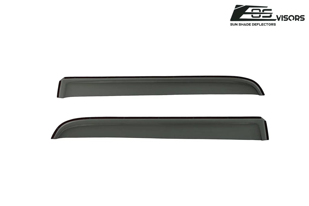 Crew Side Extreme Store Guards Online 2009-2014 Cab | Tinted in-Channel Vents Visors F-150 Smoke Window for design EOS Deflectors Rain