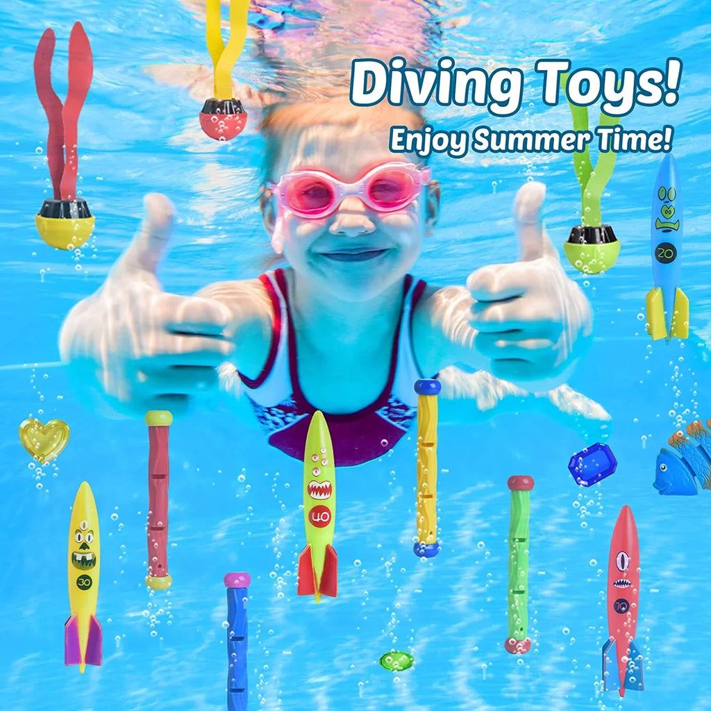 Kids Toys Kids Pool for Little Fun liquid Swimming Toys Toys Backyard, Pool 34PCS for for Toys Diving