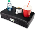 and and World's Seen drinks on car, it The BEST (Black close Cozy Keep Use Cup Holder. park, prevent floor, Cup beach bed, Leather) anywhere-Couch, *As TV*- spills. cave, RV, Pillow man Faux more!