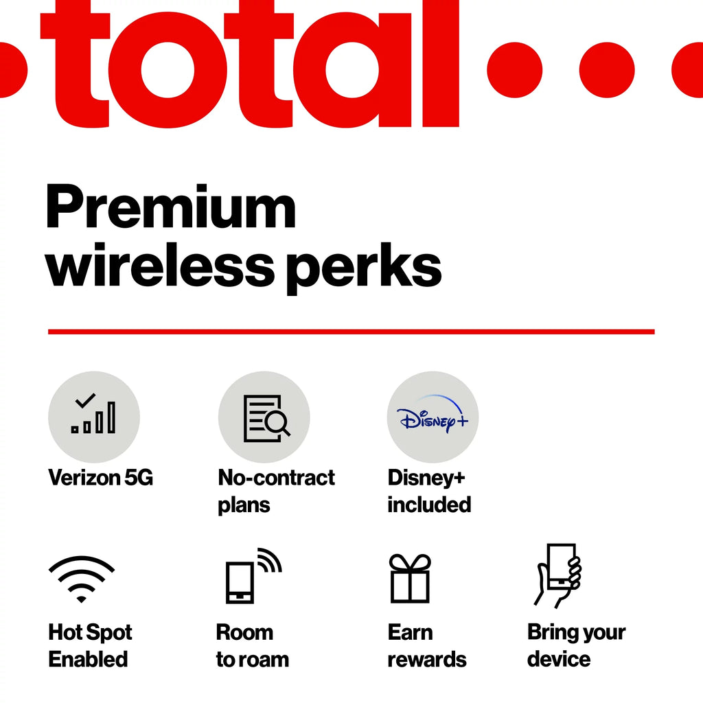 iPhone Verizon Natural 15 Total 256GB, Prepaid Pro, Smartphone By -