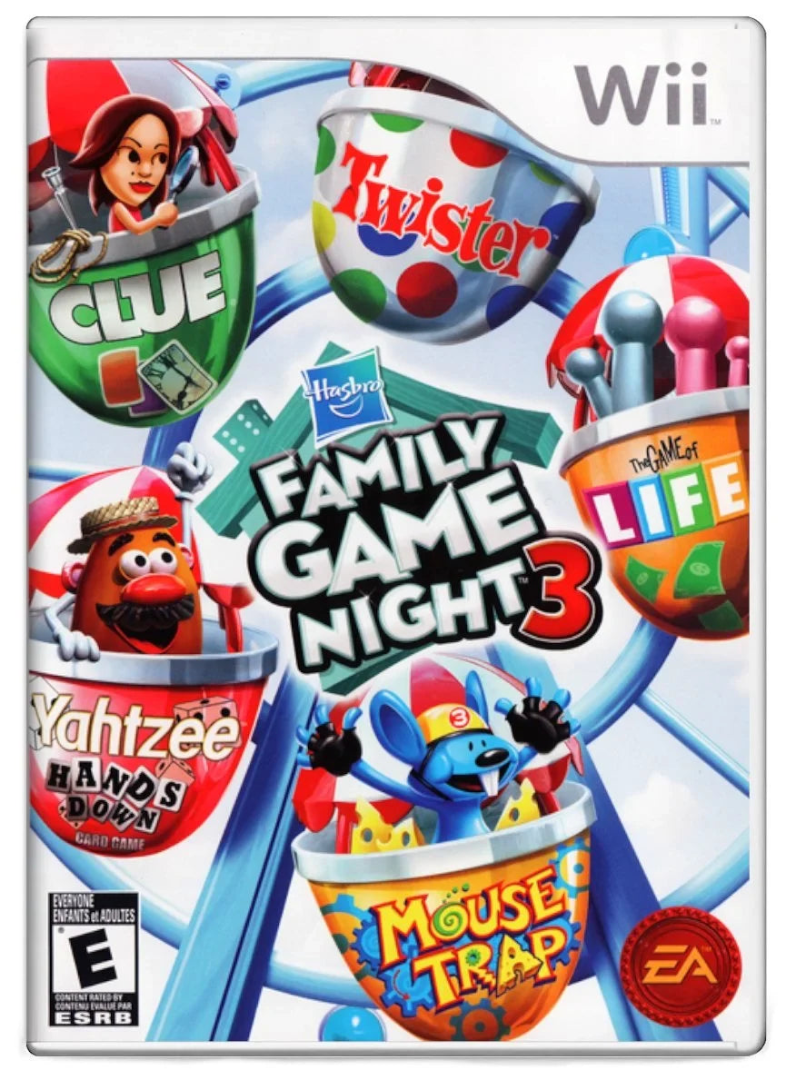 Game Night Nintendo 3 - Family Wii Pre-Owned