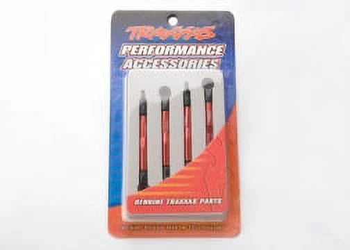 Links Traxxas (Red) (Front/Rear) Toe Aluminum (4)