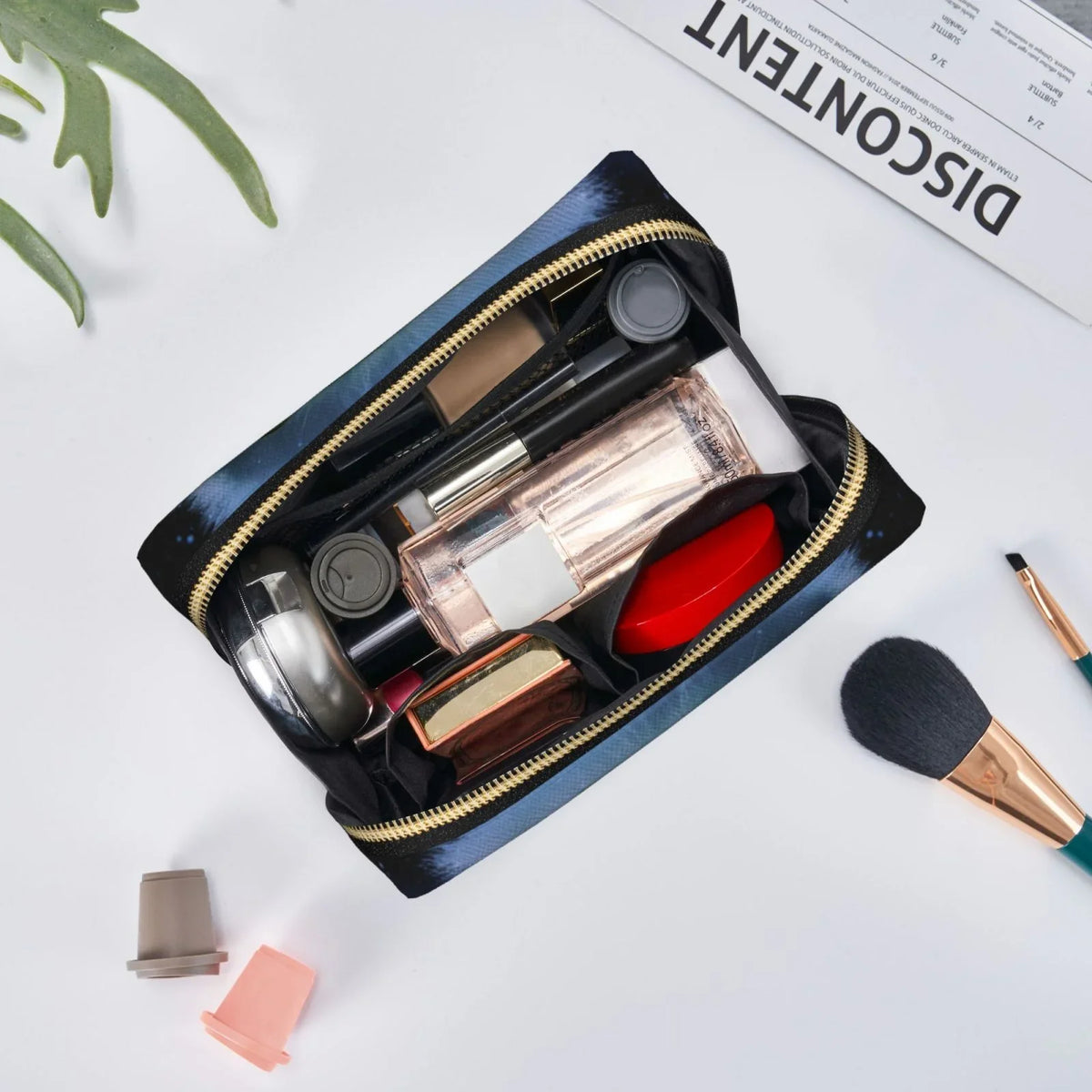 The Travel Purse Portable Toiletry Bag Bag Christmas Cosmetic Gift Organizer Grinch Storage Makeup Pouch Leather