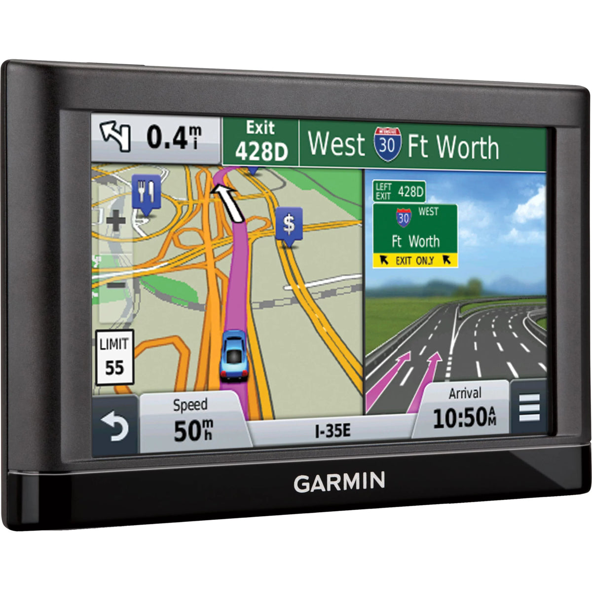 Traffic nuvi Navigation Garmin Maps Lifetime System with 55LMT5" GPS and