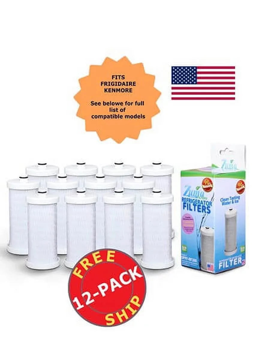 '- , with U.S.A. 12 , Compatible Brand liquid Model OPFF-RF300 Pack ZUMA and Filter Made , Ice WF1CB - in Frigidaire® #