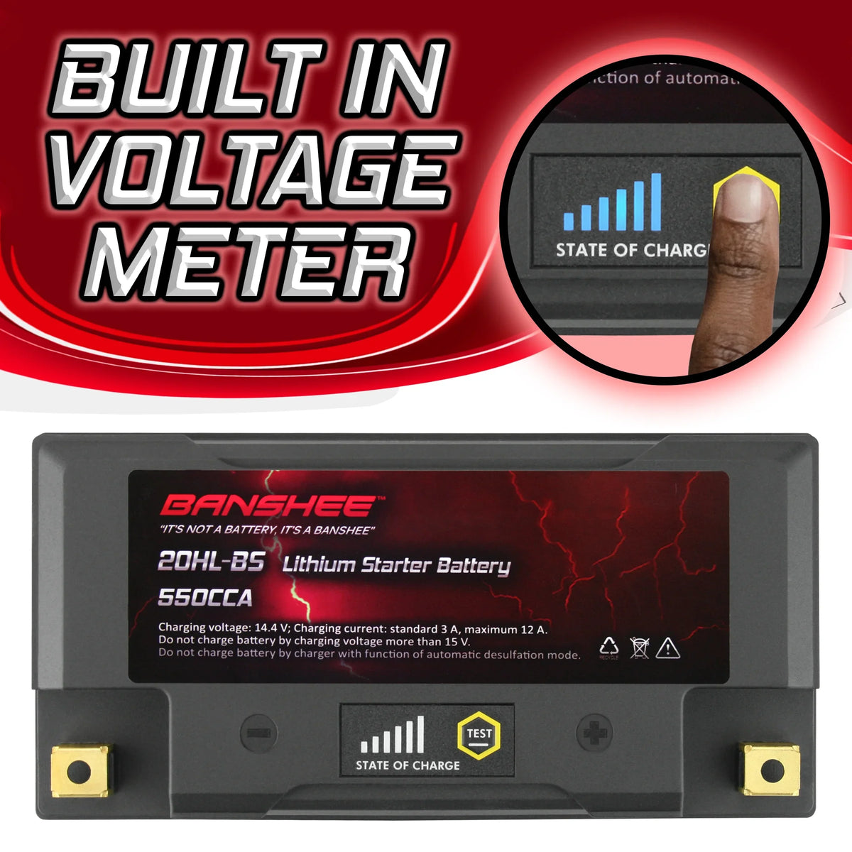 Compatible Sea-Doo Motorsports 230 LiFePO4 2018 to YTX20L-BS 2018 Battery RXT with Banshee