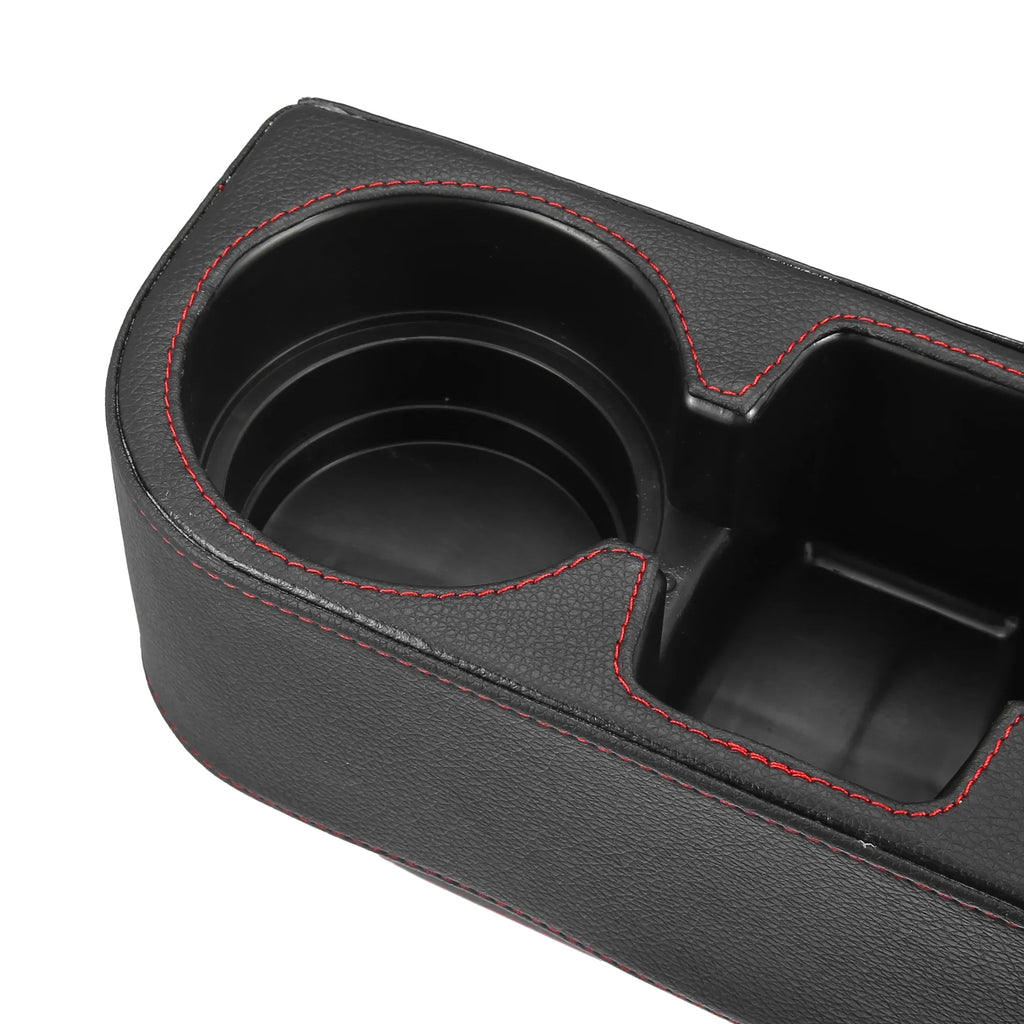 Cup Console Storage Car Filler Gap Pocket Box Holder Seat Black Multi-function Side Organizer Red Seat Car