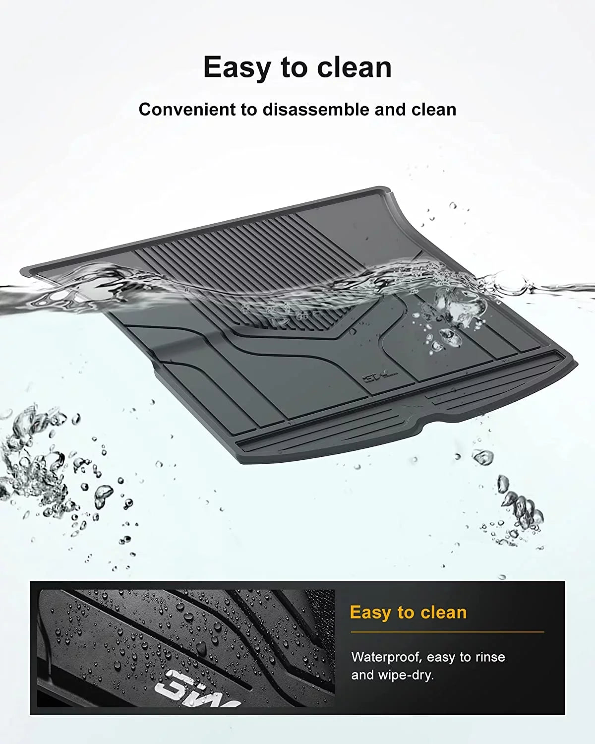 All Floor Y Tesla Car Model Mat Black Liner for Fit 3W TPE climate Cargo Mat 2020-2023 Custom Trunk